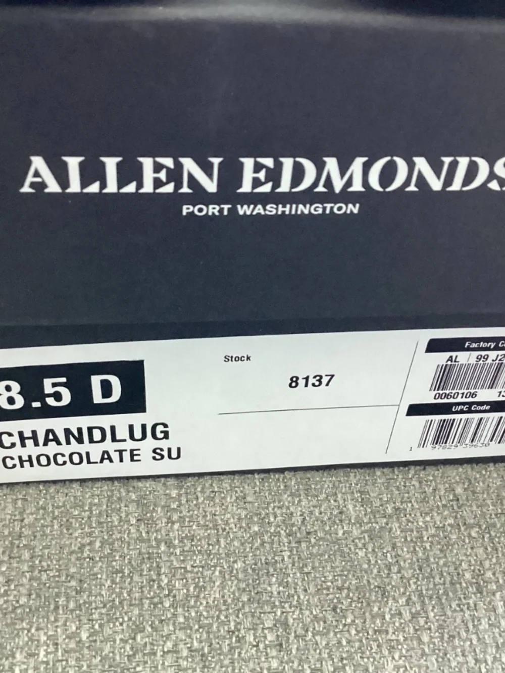 Allen Edmonds Chandler Lug Chukka Boot (Men) 8.5D